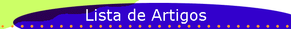 Lista de Artigos